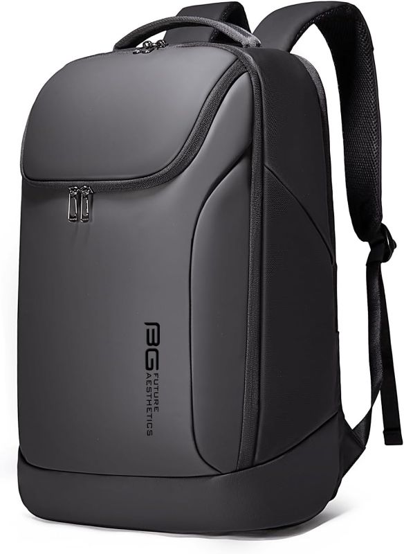 Photo 1 of Business Smart Backpack Waterproof for women,men,Fight Approved Durable Backpack suitable as overnight and travel backpack (Black)
