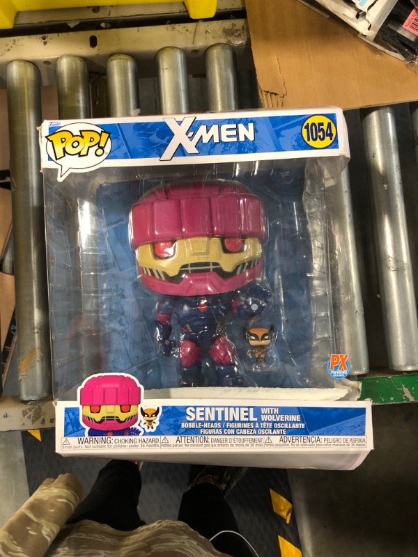 Photo 2 of Funko Pop! Jumbo: X-Men Sentinel with Wolverine Previews Exclusive Vinyl Figure