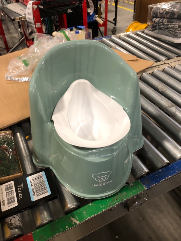 Photo 1 of BabyBjörn Potty Chair, Deep Green/White