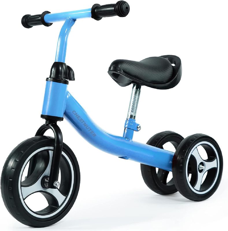 Photo 1 of by Balance Bike, Toy Gift for 1 2 3 Year Old, Sturdy Toddler Balance Bicycle, Best Birthday Gift for 12-36 Months Boy Girl, Indoor Outdoor Kids Riding Toys with 3 Wheels(Black)