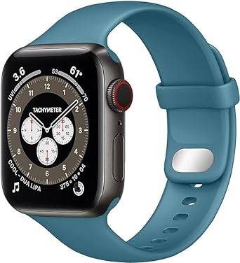 Photo 1 of 058 Sport Bands Soft Silicone Waterproof Strap Compatible with iWatch Women Men,058