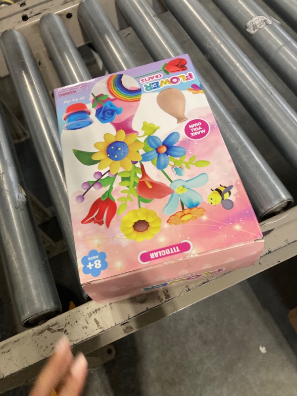 Photo 4 of Titoclar Arts & Crafts Kits for Kids Girls 8-12, Air Dry Clay Modeling Clay, Mothers Day Crafts for Kids, Birthday Mothers Day Gifts for Girls 6 7 8 9 10 11 12 Year Old, Girl Kids Toys Clay Flowers