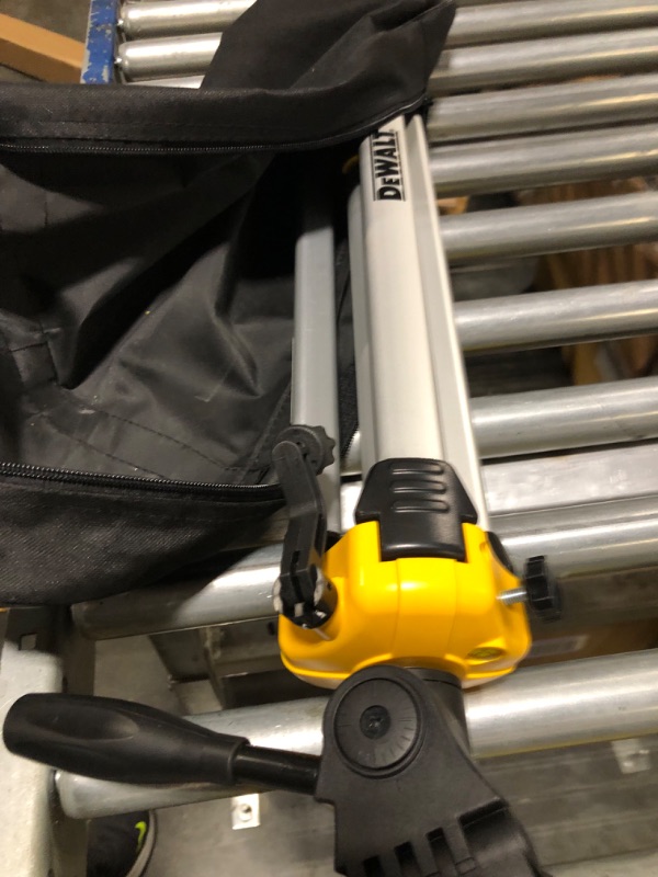 Photo 4 of ***DAMAGED***
DEWALT Laser Level Tripod, ¼ x 20 Thread Mount, Collapsible Legs, Non-Skid Feet, Carrying Pouch Included (DW0881T)
