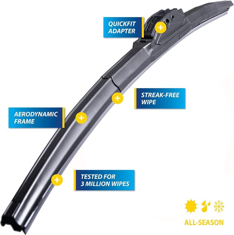 Photo 1 of Goodyear Assurance WeatherReady Wiper Blades, 26 Inch & 17 Inch Set 26" and 17" Combo