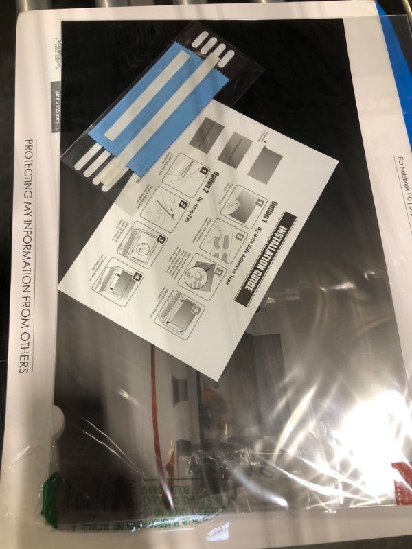 Photo 1 of 19 Inch - 16:10 Aspect Ratio - Computer Privacy Screen Filter for Widescreen Monitor - Anti-Glare - Anti-Scratch Protector Film - Protects Your Eyes from Harmful Glare and Blue Light 19 inch Widescreen (16:10)
