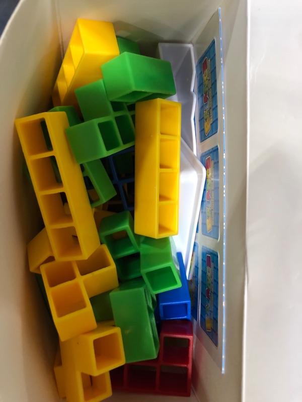 Photo 1 of 2 piece bundle 48 Pcs Tetra/Tower Balance Stacking Blocks Game, Swing Stack High Child Balance Building Toy Tetra/Tower Game for Adults Kids Board Games for Family, Parties, Travel