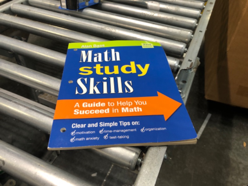 Photo 3 of Math Study Skills (2nd Edition) 2nd edition by Bass, Alan (2012) Paperback Paperback
