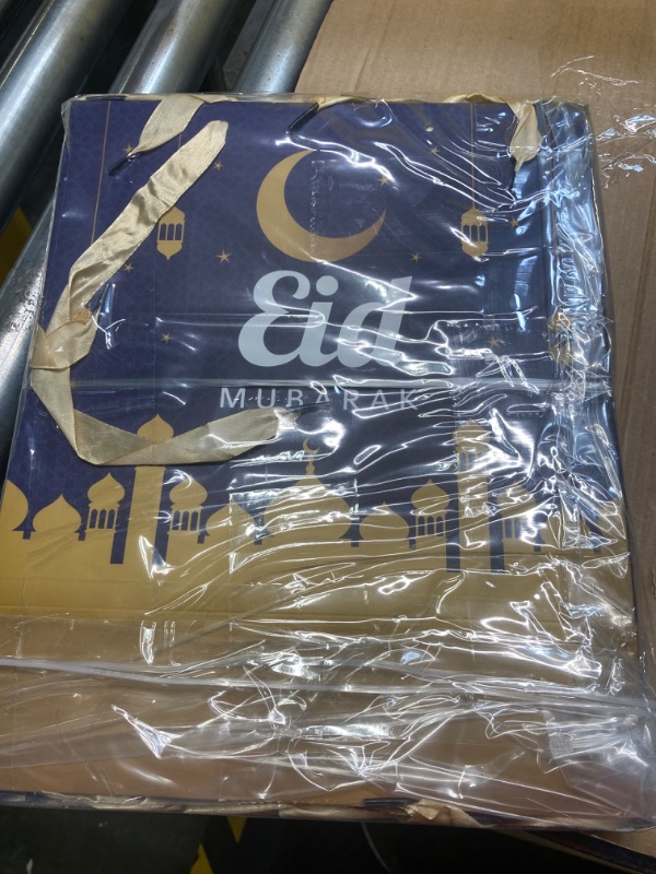 Photo 3 of 12 Pack Eid Mubarak Gift Bags with Handle 13" Large Paper Eid Gift Bags with Tissue Paper Eid Mubarak Bags Ramadan Gift Bags Eid Goodie Bags Muslim Ramadan Gift Bags for Eid Party Supplies