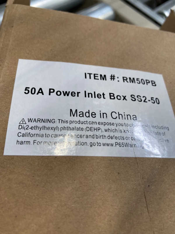 Photo 2 of 50 Amp Generator Cord and Power Inlet Box [Pre-Drilled], 15FT Generator Cords 50 Amp,125V/250V Generator Power Cord NEMA14-50P/SS2-50R Twist Lock Connector 50Amp with 15FT Cord 50Amp+BlackBlue