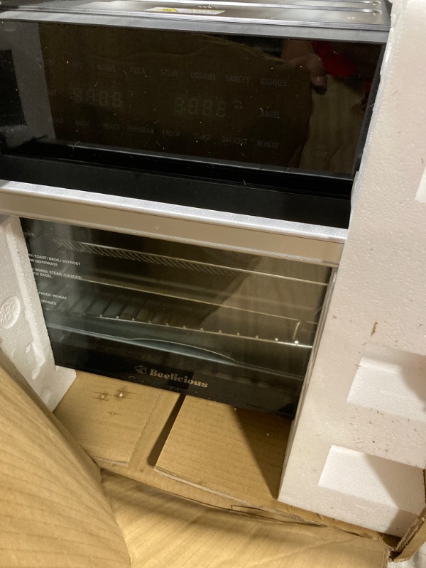 Photo 1 of ***VERY USED*** 32QT Extra Large Air Fryer, 19-In-1 Air Fryer Toaster Oven Combo with Rotisserie and Dehydrator, Digital Convection Oven Countertop Airfryer Fit 13" Pizza, 6 Accessories, 1800w (Black)
