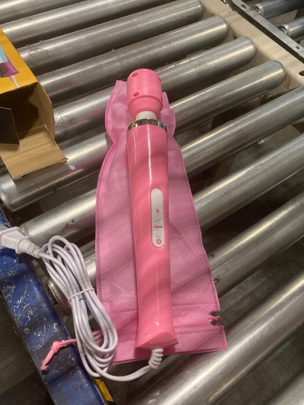 Photo 4 of Powerful Big Handheld Electric Back Body Massager Vibrating for Woman Sports Recovery Muscle Aches Pain Shoulder Neck Leg Back Hand Foot Massage Tool (Pink Big 