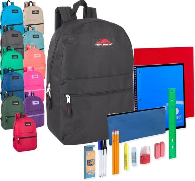 Photo 1 of Bulk Backpacks with School Supplies for Kids - T