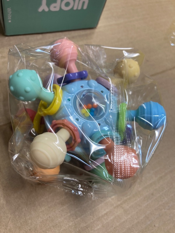 Photo 1 of ***SET OF 2*** Baby Teething Toys Infant Rattle: Baby Teether for Boys 0-6 Months - Chew Toys for Nerborn Blue