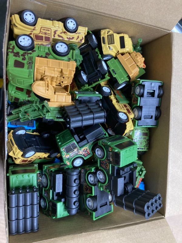 Photo 1 of 36 Pcs Construction Engineering Trucks Small Construction Toys Construction Pull Back Vehicles Mini Excavator Toys Car Toys Set for Birthday Party Favors Cake Stocking Stuffers Supplies, 12 Styles