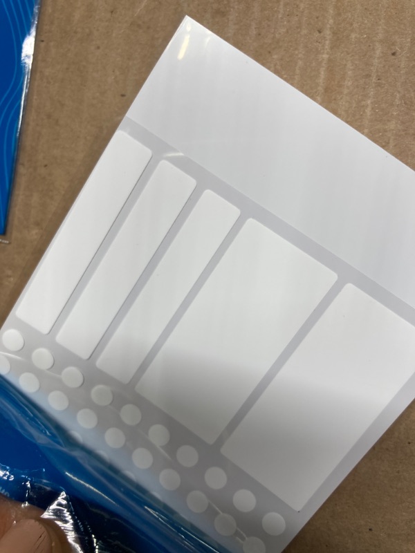 Photo 3 of ***4 PACK*** FLANCCI LED Light Blocking Stickers, Light Dimming LED Filters, Dimming Sheets for Routers, LED Covers Blackout, Dimming 50% ~ 100% of LED Lights (2Sheets = 1 Cut Out + 1 Uncut) White White 80%