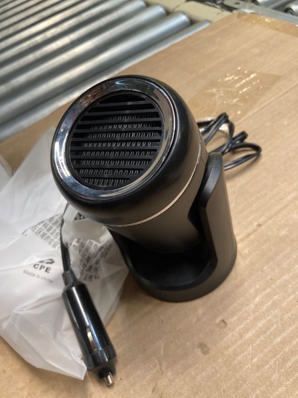 Photo 1 of Rossesay 2 Pcs 12V Car Heater, 150W Portable Car Heater 2 In1 Antifog Windshield Defogger Defroster Automobile Plug in Car Heater with Fan 360 Degree Rotary Base for Car SUV Trucks