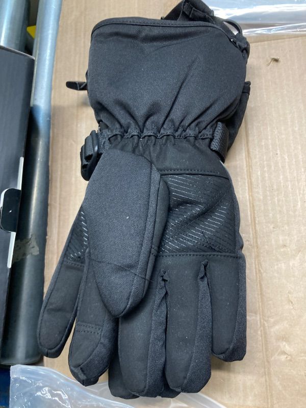 Photo 1 of Peveork Heated Gloves for Men Women Rechargeable Electric Heating Gloves with Hand Warmers Winter Gloves Thermal Waterproof Touch Screen Warming for Cold Weather Running Ski Cycling Motorcycle Work Medium