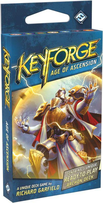 Photo 1 of Fantasy Flight Games KeyForge Age of Ascension 1 - Pack Archon Deck Display | Fast-Paced Card Game | Strategy Game for Adults and Teens | Ages 14+ | 2 Players | Average Playtime 45 Minutes | Made
