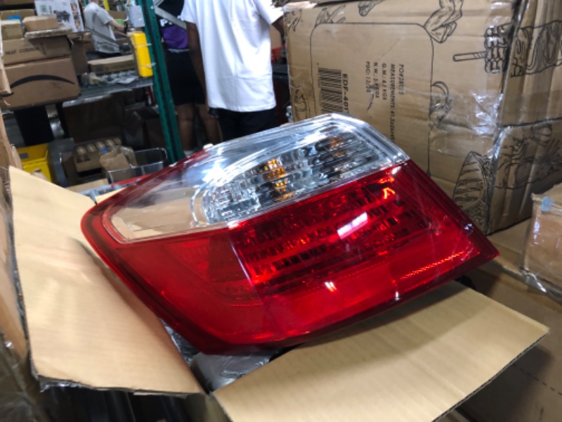 Photo 2 of HEADLIGHTSDEPOT Tail Light Compatible With Honda Accord 2013-2015 4 Door Sedan Includes Left Driver and Left Driver Side Tail Lamps