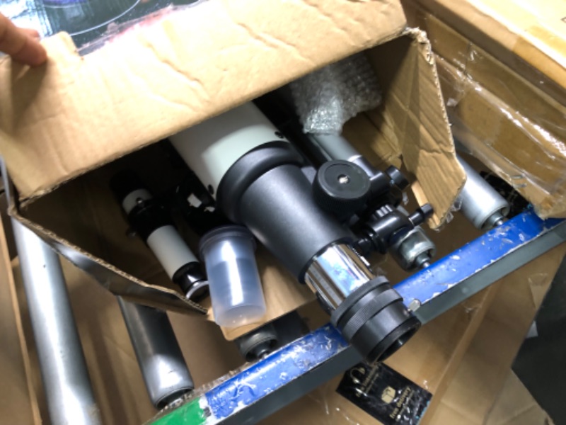 Photo 1 of HSL70400 Astronomy Telescope for Adults high Powered,Telescope for Kids 8-12,70mm Aperture 400mm Focal Length Refractor telescopes for Kids 5-7 6 Year Old Black