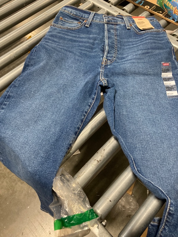 Photo 1 of Levi's Women's Ribcage Straight Ankle Jeans 29 Summer Slide - Light Indigo