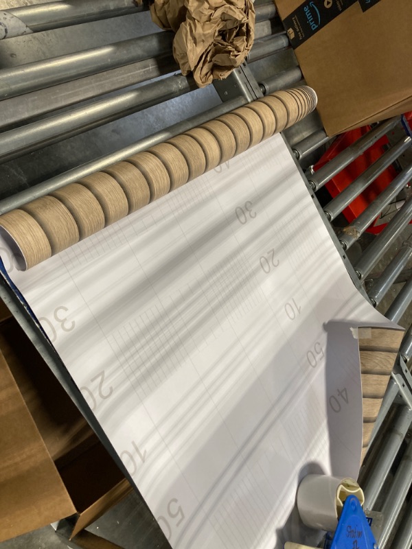 Photo 1 of 15.8X394 Wood Slats Peel and Stick Wallpaper Removable Natural Wood Contact Paper for Walls Self Adhesive Vinyl Wall Paper Roll Decorative Pole Wrap Wood Roll Basement Kitchen Island