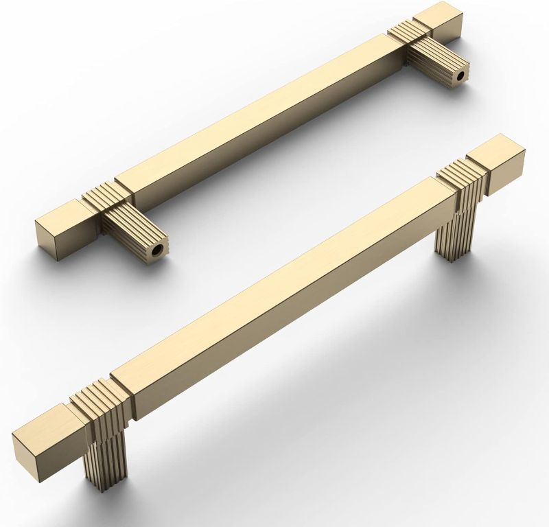 Photo 1 of 20 Pack Brushed Gold Cabinet Pulls 5 Inch