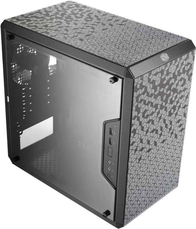 Photo 1 of Cooler Master MasterBox Q300L Micro-ATX Tower with Magnetic Design Dust Filter, Transparent Acrylic Side Panel, Adjustable I/O & Fully Ventilated Airflow, Black (MCB-Q300L-KANN-S00)