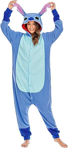 Photo 1 of Halloween Animal Onesie Pajamas for Adults Stitch Costume Cosplay Homewear One Piece Large