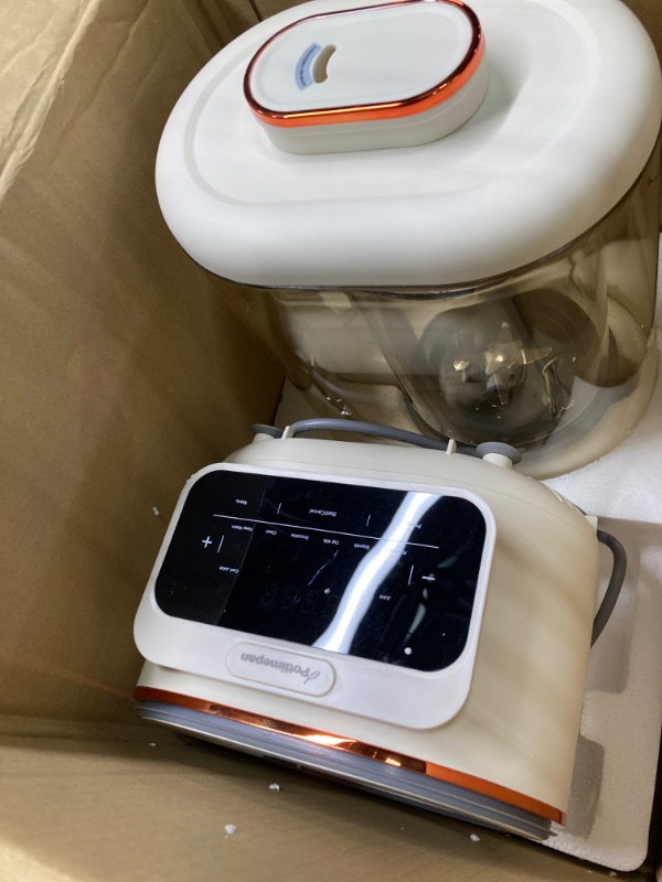 Photo 1 of 8in1 Quite Cooking Blender, 1.4L 600W Countertop Blender with Silent Shield, Hot&Cold Kitchen Blender 8 Programs with 24H Preset, Self-Cleaning, for Smoothie Soy Milk Oat Milk and Juice