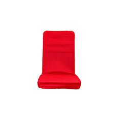 Photo 1 of  Tough Duck Red Lightweight Floor Seating Chair for Gaming, Families, Parents, Daycare, Back Support, Reading, Yoga, Meditation, Dorm, School