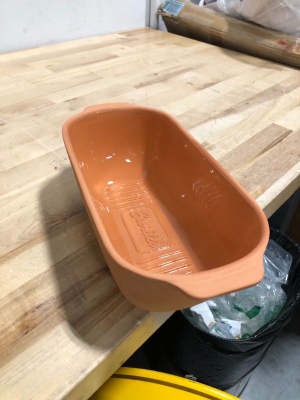 Photo 1 of **READ NOTES BEFORE PURCHASING ITEM** 

Eurita Clay Roaster, Non-Stick Bread Pan & Lid, Healthy Clay Pot Cooking, With Free Recipe Guide, 2 Quarts With Lid