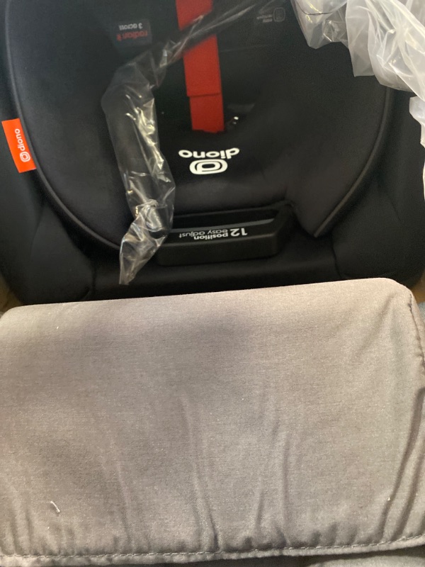 Photo 1 of Diono Radian 3RXT SafePlus, 4-in-1 Convertible Car Seat, Rear and Forward Facing, SafePlus Engineering, 3 Stage -Infant Protection, 10 Years 1 Car Seat, Slim Fit 3 Across, Black Jet 3RXT SafePlus Black Jet