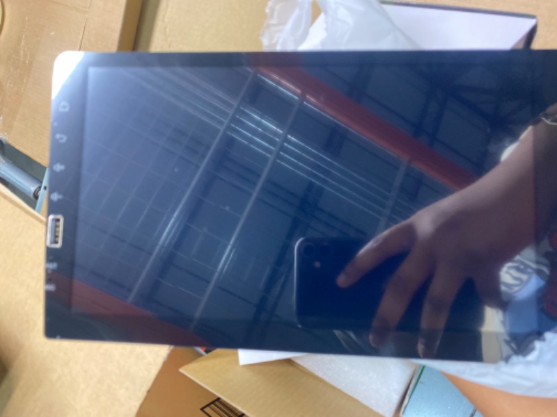 Photo 1 of 9inch Single Din Touchscreen Car Stereo Compatible with Apple Carplay and Android Auto, Bluetooth Car Radio with Backup Camera