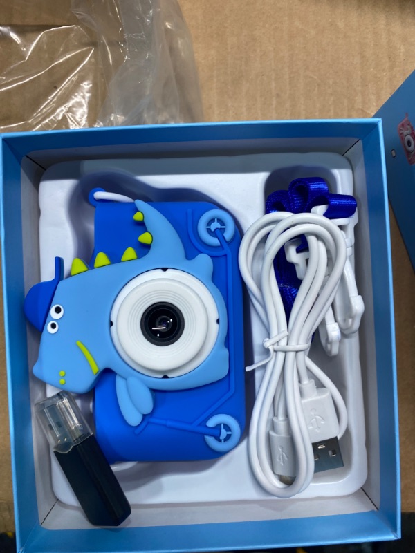 Photo 1 of Dinosaur Kids Camera for Boys Girls, 48MP HD Digital Video Camera for Toddlers Birthday Gifts Toys Childs Kids Selfie Camera with 32GB Card, Built-in Puzzle Games for 3 4 5 6 7 8 9 Years Old (Blue)
 
