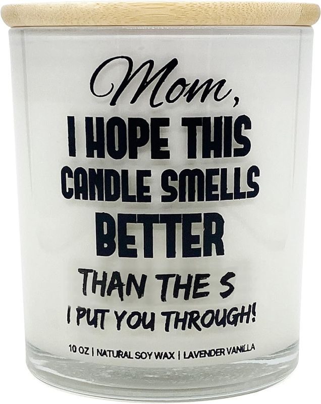 Photo 1 of Mami Home Scented Mom Candle -for Loving, Inspiring Moms. Funny Mother Day Gift, Uplifting Healing Gift for Mom's Birthday, Gifts for Christmas, I Love You Mom Candles(Lavender Vanilla, 10oz)
