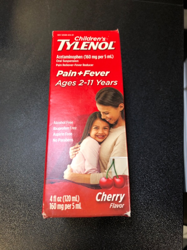 Photo 2 of Liq Size 4z Tylenol Children's Cherry Blast Oral Suspension BEST BY 9/2025