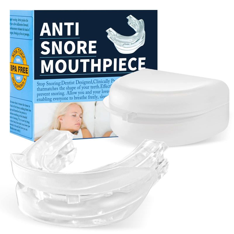 Photo 1 of Anti-Snoring Mouth Guard, Anti-Snoring Mouthpiece Devices, Snore Customized Stopper - Helps Stop Snoring, Comfortable Snoring Solution for Men/Women Night's Sleep