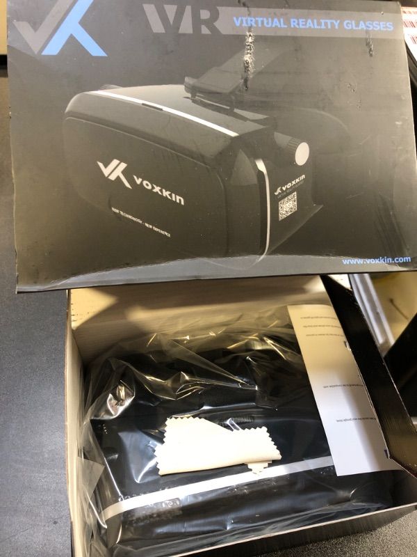 Photo 2 of [Updated & Fixed] VR Headset Game System - High Definition Virtual Reality 3D Glasses for Kids and Adults - Optical Lens, Adjustable Strap - Compatible with iPhone and Android (3.5" to 6.5")