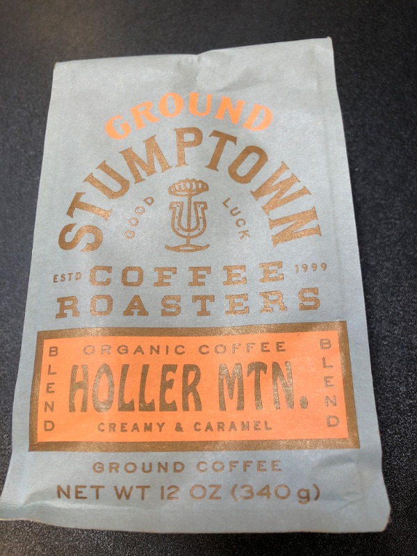 Photo 2 of Stumptown Coffee Roasters, Organic Medium Roast Ground Coffee Gifts - Holler Mountain 12 Ounce Bag, Flavor Notes of Citrus Zest, Caramel and Hazelnut BEST BY 1/11/2024