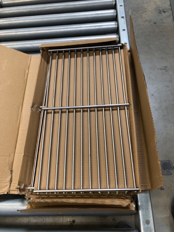 Photo 2 of Hongso 19 1/4" SUS304 Stainless Steel Cooking Grid for Gas Grill Brinkmann, Charmglow, Costco, Jenn Air, Members Mark, Nexgrill, Perfect Flame and Other Grill Grates Replacement, 3 pieces SCI1S3
