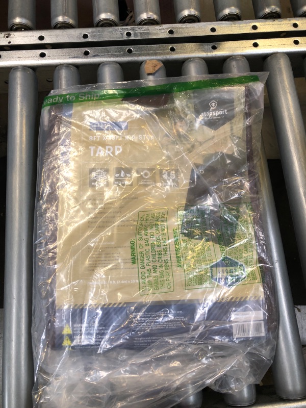 Photo 1 of Stansport Light-Duty Rip-Stop Tarp 8' x 10' - Brown (U-810) 8' x 10' Tarp