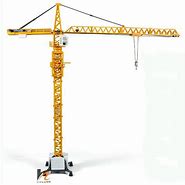 Photo 1 of KDW 1 50 Scale Diecast Tower Slewing Crane Construction Vehicle Car Models Toys
