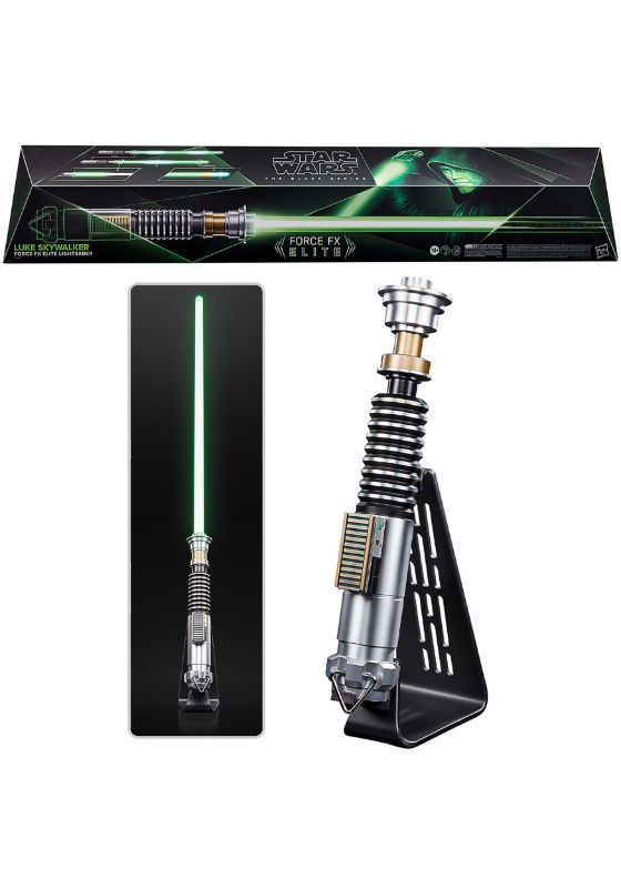 Photo 1 of Star Wars: The Black Series Luke Skywalker Lightsaber Action Figure Accessory For Ages 14 and Up
