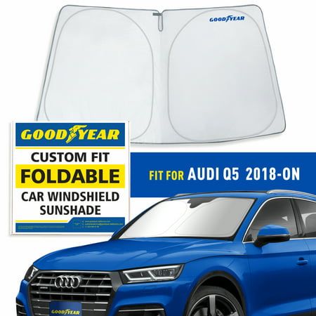Photo 1 of Goodyear Foldable Windshield Sun Shade for Audi Q5 2018-2022 Custom-Fit Car Windshield Cover Car Sunshade UV Protection Vehicle Sun Protector Aut
