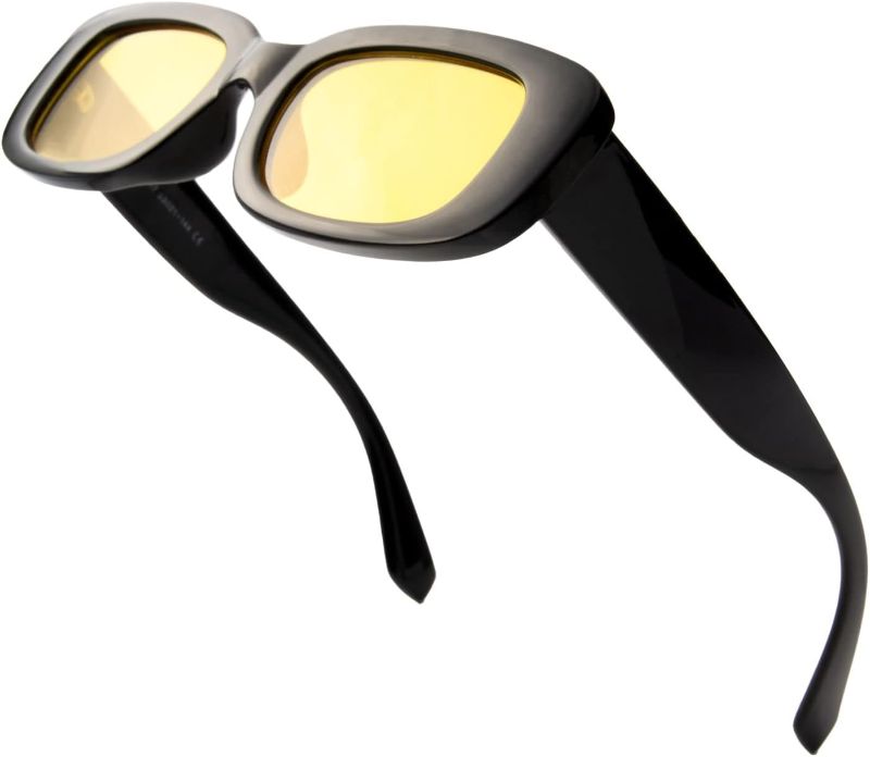 Photo 1 of VISOONE Vintage Chic Oval Sunglasses 90s Fashion Multicolor for Women Men Javier
