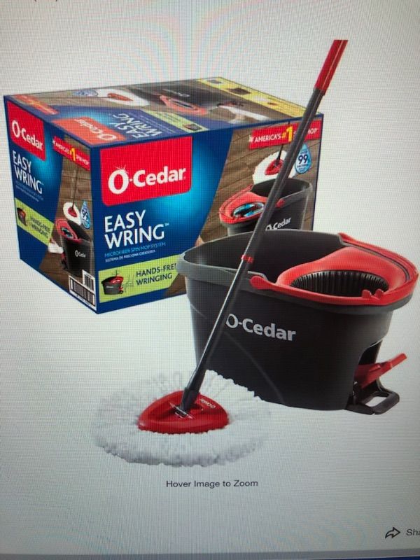 Photo 1 of EasyWring Microfiber Spin Mop with Bucket System
