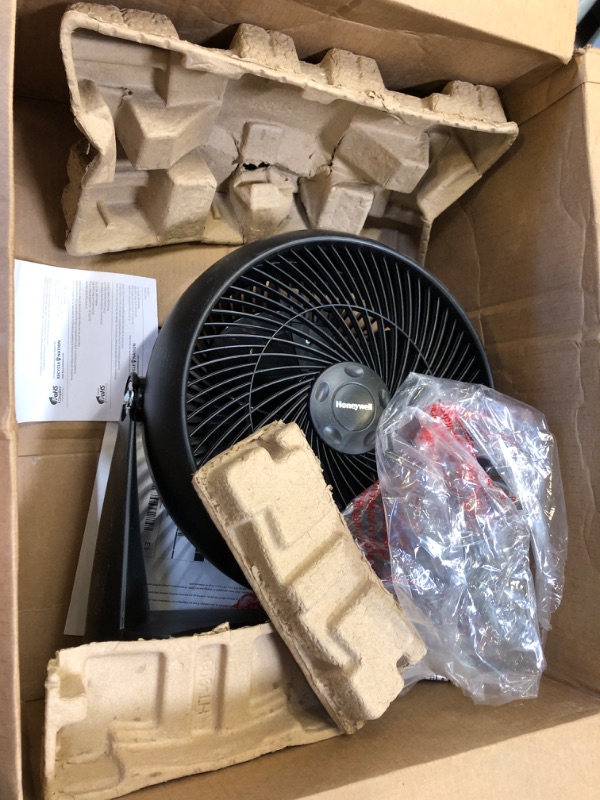 Photo 2 of 12 in. 3 Speed Whole Room Circulator Floor Fan