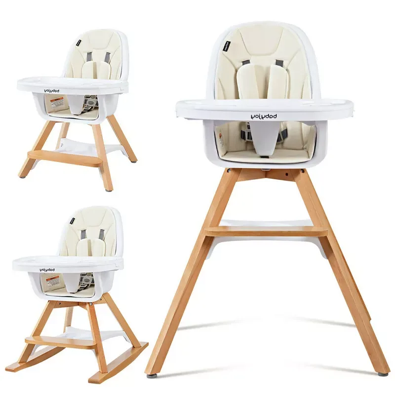 Photo 1 of 3-IN-1 WOODEN HIGH CHAIR  