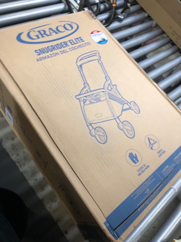 Photo 3 of Graco SnugRider Elite Car Seat Carrier | Lightweight Frame Stroller | Travel Stroller Accepts any Graco Infant Car Seat, Black